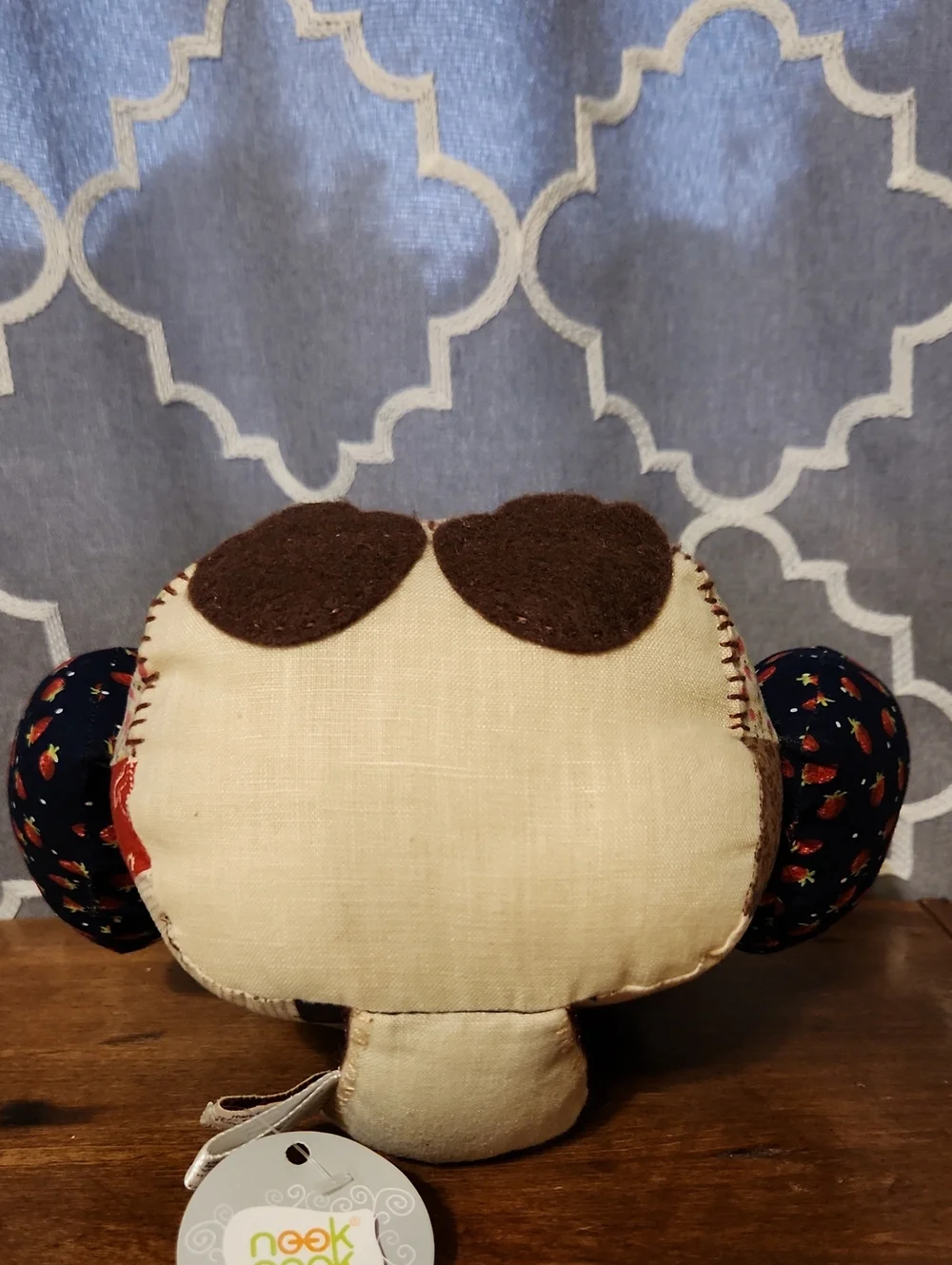 NWT Nooknook Patchwork Owl Plushie